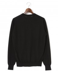 FILIPPO DE LAURENTIIS18G ウールシルクカシミヤ クルーネックニットmb_04l
