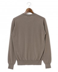 FILIPPO DE LAURENTIIS18G ウールシルクカシミヤ クルーネックニットmb_05l