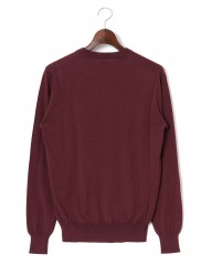 FILIPPO DE LAURENTIIS18G ウールシルクカシミヤ クルーネックニットmb_06l
