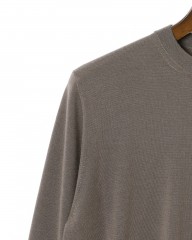 FILIPPO DE LAURENTIIS18G ウールシルクカシミヤ クルーネックニットmb_08l