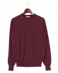 FILIPPO DE LAURENTIIS18G ウールシルクカシミヤ クルーネックニットmb_c2
