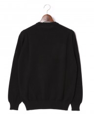 FILIPPO DE LAURENTIIS12G クレープコットンハニコ クルーネック ロングスリーブニットmb_12l