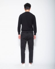 FILIPPO DE LAURENTIIS12G クレープコットンハニコ クルーネック ロングスリーブニットmb_15l