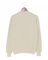 FILIPPO DE LAURENTIIS12G クレープコットンハニコ クルーネック ロングスリーブニットmb_16l