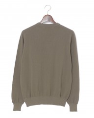 FILIPPO DE LAURENTIIS12G クレープコットンハニコ クルーネック ロングスリーブニットmb_17l