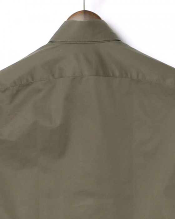giannettoギャバジン カッタウェイシャツ【SLIM FIT】11l