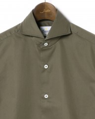 giannettoギャバジン カッタウェイシャツ【SLIM FIT】mb_07l
