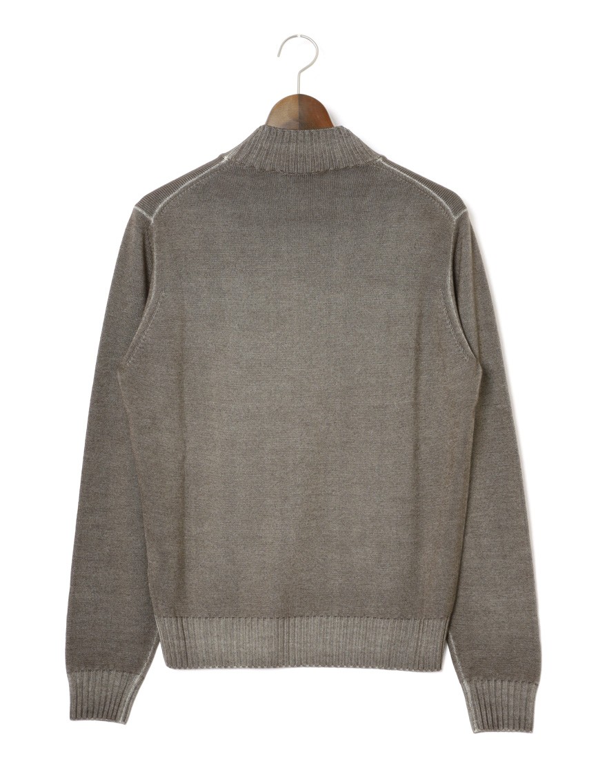 FILIPPO DE LAURENTIIS10G ガーメントダイウール モックネック ニット02l