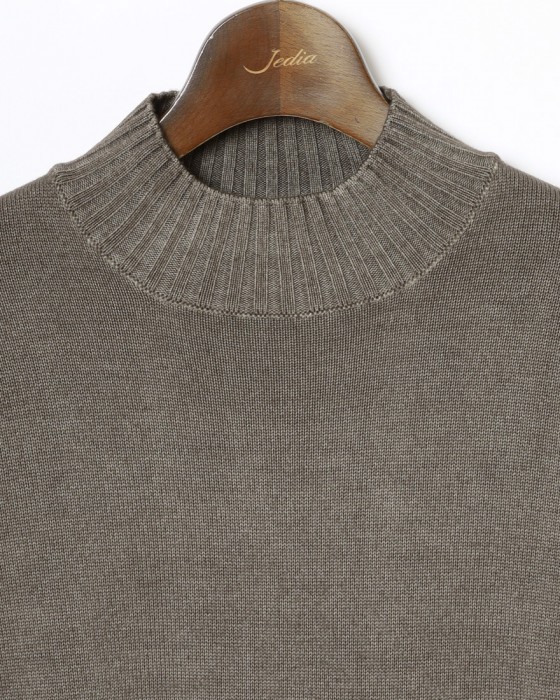 FILIPPO DE LAURENTIIS10G ガーメントダイウール モックネック ニット03l