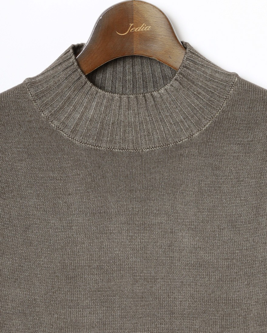 FILIPPO DE LAURENTIIS10G ガーメントダイウール モックネック ニット03l