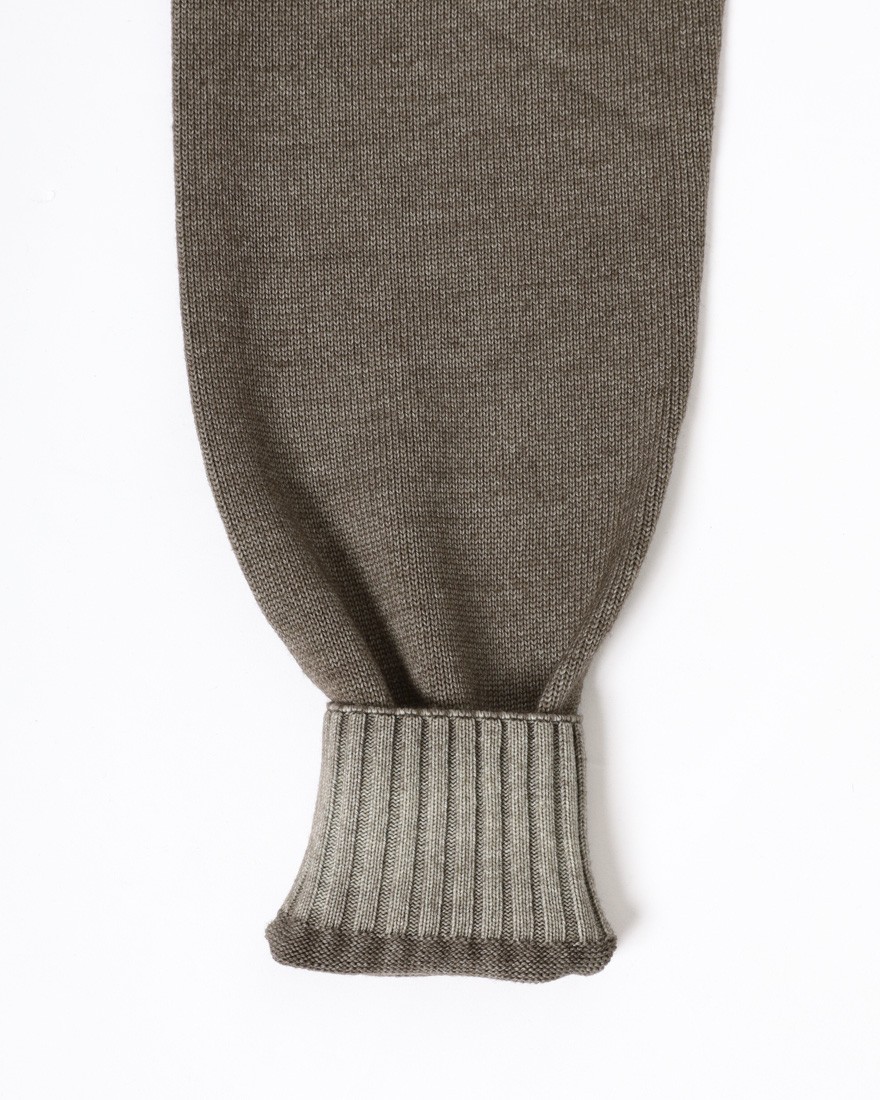 FILIPPO DE LAURENTIIS10G ガーメントダイウール モックネック ニット08l