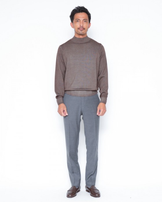 FILIPPO DE LAURENTIIS10G ガーメントダイウール モックネック ニット11l