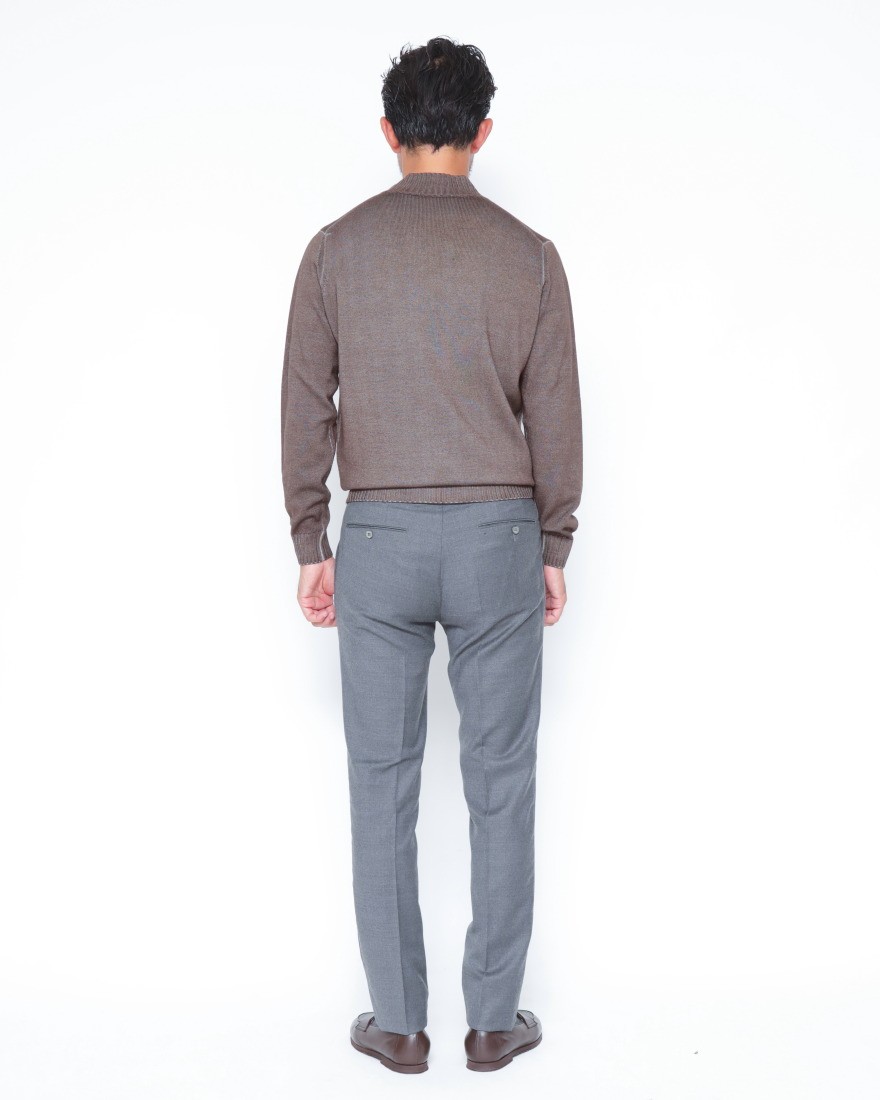 FILIPPO DE LAURENTIIS10G ガーメントダイウール モックネック ニット13l