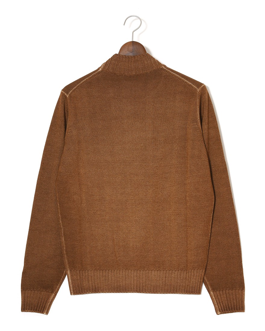 FILIPPO DE LAURENTIIS10G ガーメントダイウール モックネック ニット14l