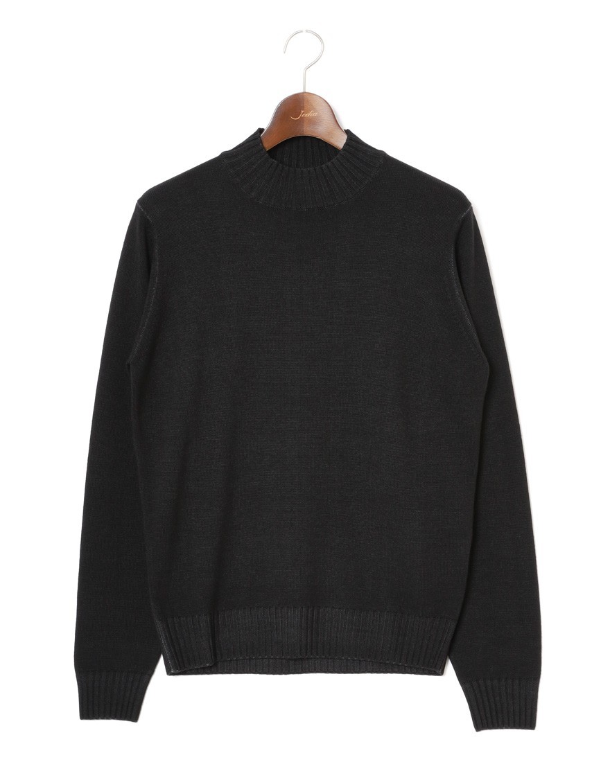 FILIPPO DE LAURENTIIS10G ガーメントダイウール モックネック ニットma