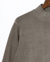 FILIPPO DE LAURENTIIS10G ガーメントダイウール モックネック ニットmb_04l