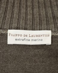 FILIPPO DE LAURENTIIS10G ガーメントダイウール モックネック ニットmb_05l