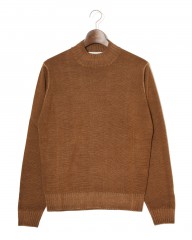 FILIPPO DE LAURENTIIS10G ガーメントダイウール モックネック ニットmb_c2