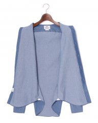 giannettoシャンブレー カッタウェイシャツ 【SLIM FIT】mb_11l