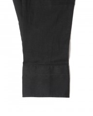 giannettoリネンコットン ブラック カッタウェイシャツ 【SLIM FIT】mb_14l