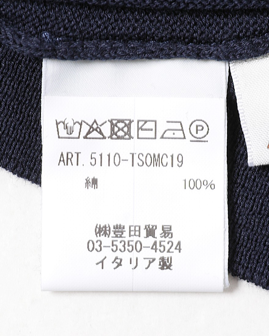 FILIPPO DE LAURENTIIS14G クレープコットン ショートスリーブニットT12l