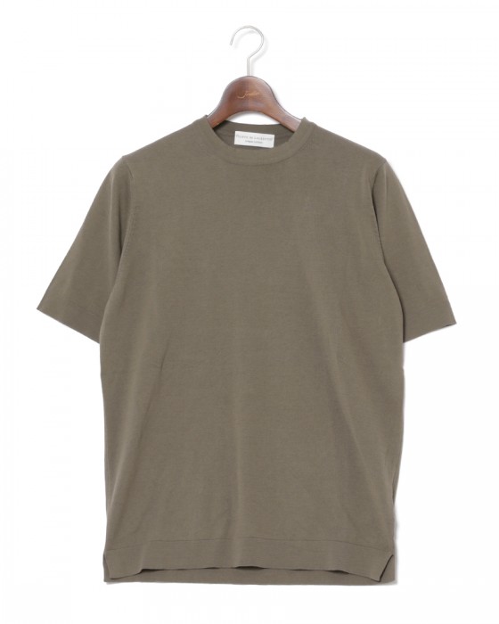 FILIPPO DE LAURENTIIS14G クレープコットン ショートスリーブニットTc2