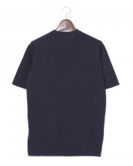 FILIPPO DE LAURENTIIS14G クレープコットン ショートスリーブニットTmb_04l
