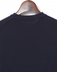 FILIPPO DE LAURENTIIS14G クレープコットン ショートスリーブニットTmb_08l
