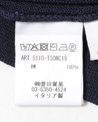 FILIPPO DE LAURENTIIS14G クレープコットン ショートスリーブニットTmb_12l
