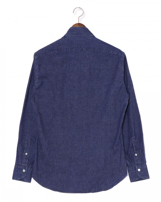 giannettoストレッチデニム カッタウェイシャツ 【SLIM FIT】04l