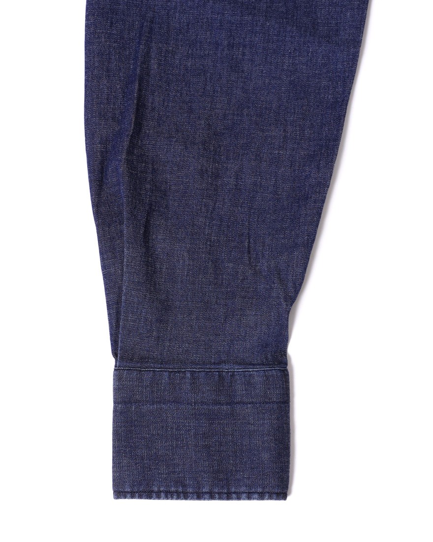 giannettoストレッチデニム カッタウェイシャツ 【SLIM FIT】13l