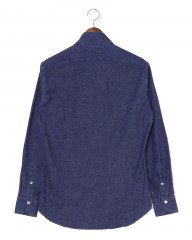 giannettoストレッチデニム カッタウェイシャツ 【SLIM FIT】mb_04l