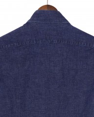 giannettoストレッチデニム カッタウェイシャツ 【SLIM FIT】mb_07l