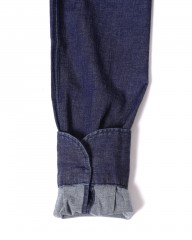 giannettoストレッチデニム カッタウェイシャツ 【SLIM FIT】mb_15l