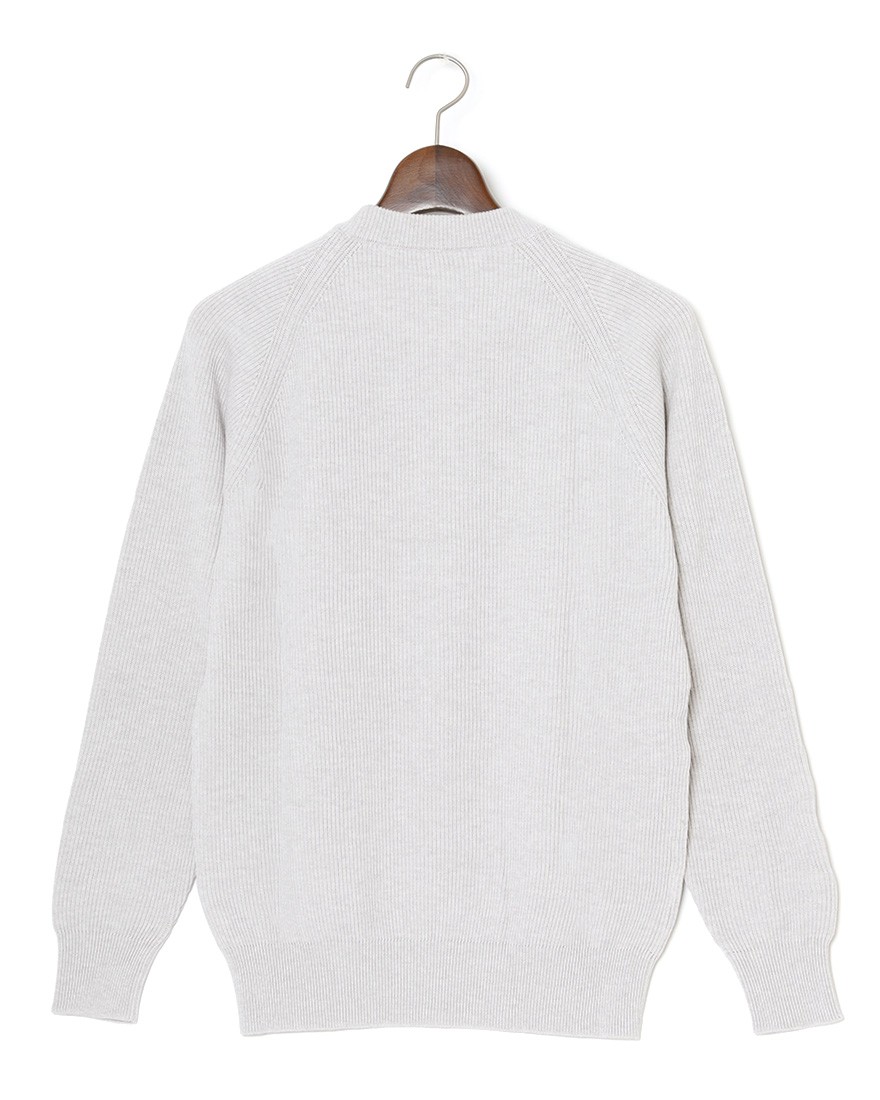 FILIPPO DE LAURENTIIS12G コットンリブ クルーネック ロングスリーブ ニット04l