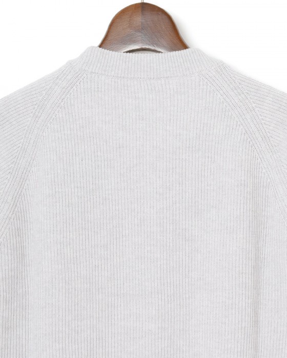 FILIPPO DE LAURENTIIS12G コットンリブ クルーネック ロングスリーブ ニット10l