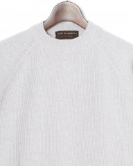 FILIPPO DE LAURENTIIS12G コットンリブ クルーネック ロングスリーブ ニットmb_07l