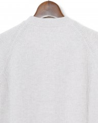 FILIPPO DE LAURENTIIS12G コットンリブ クルーネック ロングスリーブ ニットmb_10l