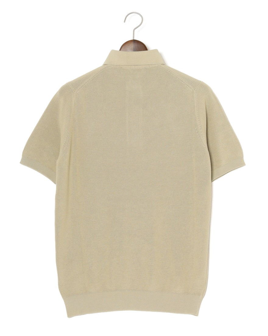 FILIPPO DE LAURENTIIS14G クレープコットン ニットポロ　04l