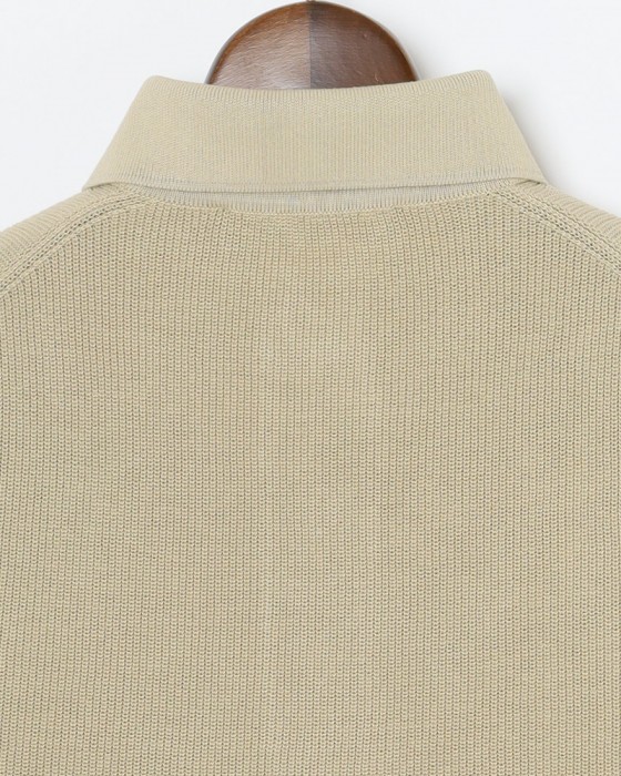 FILIPPO DE LAURENTIIS14G クレープコットン ニットポロ　11l
