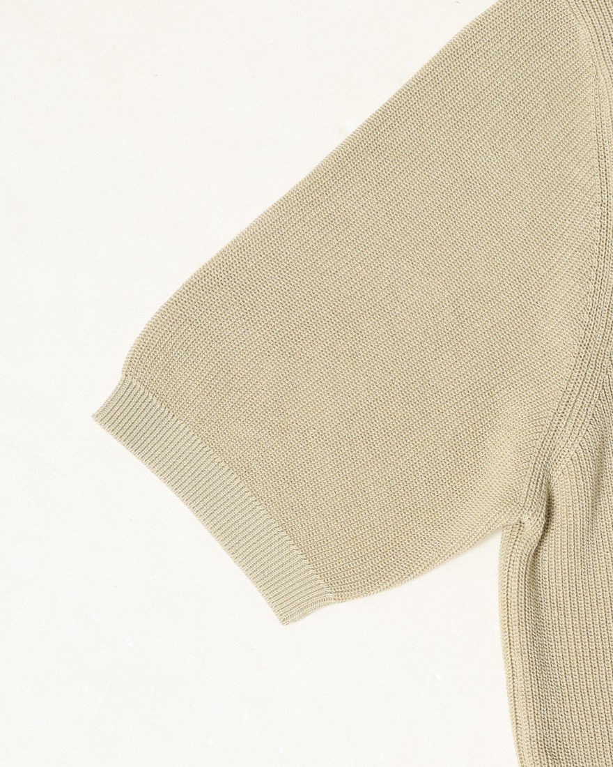 FILIPPO DE LAURENTIIS14G クレープコットン ニットポロ　12l