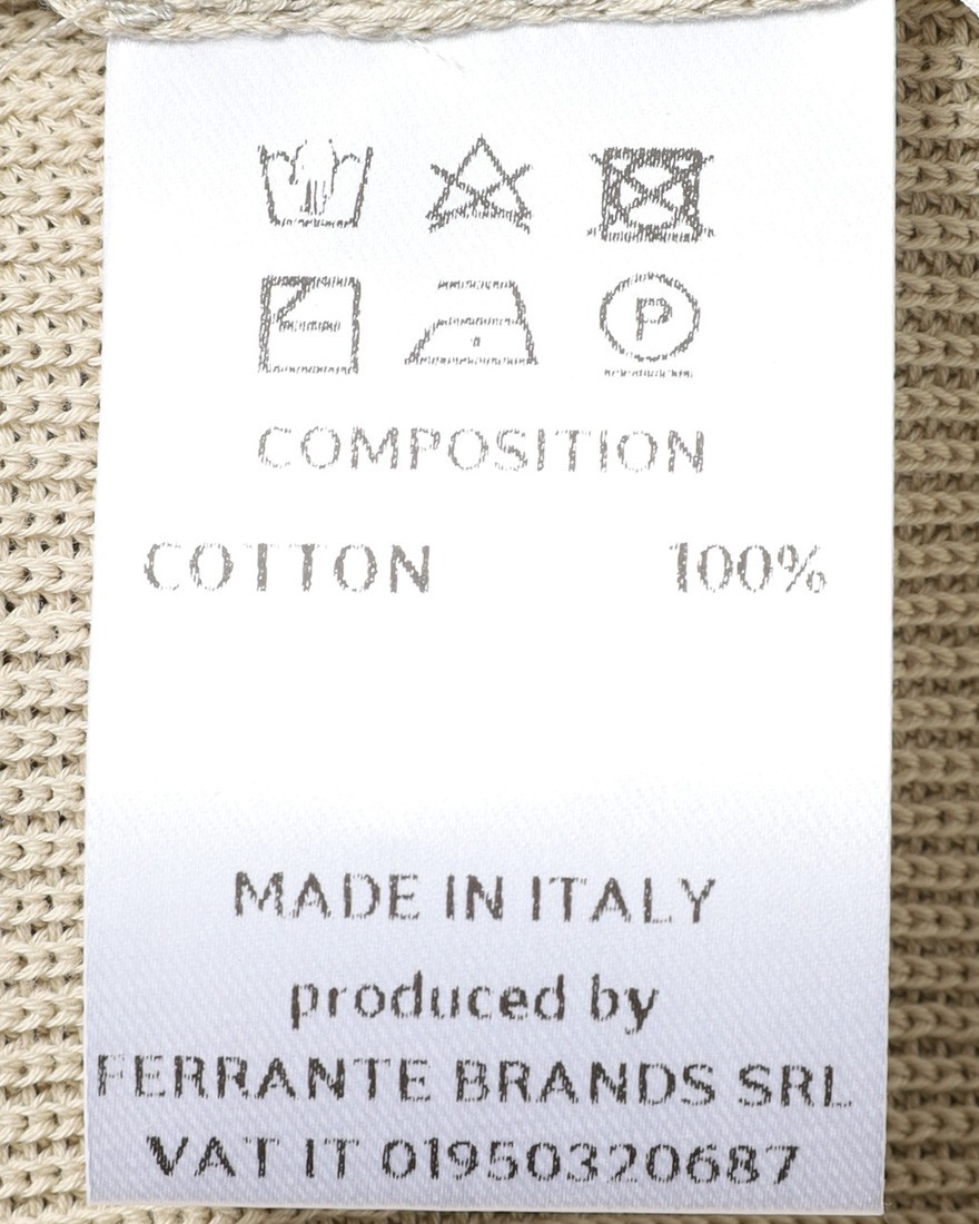 FILIPPO DE LAURENTIIS14G クレープコットン ニットポロ　15l