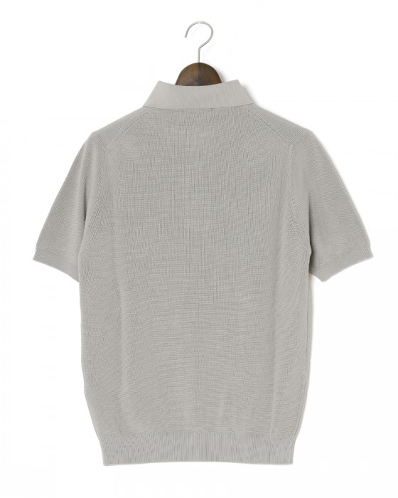 FILIPPO DE LAURENTIIS14G クレープコットン ニットポロ　17l