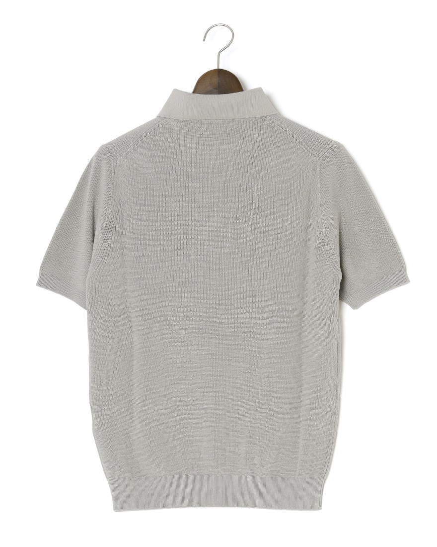 FILIPPO DE LAURENTIIS14G クレープコットン ニットポロ　17l