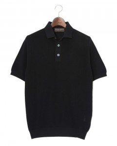14G クレープコットン ニットポロ　