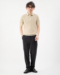 FILIPPO DE LAURENTIIS14G クレープコットン ニットポロ　mb_ma