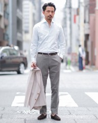 giannettoオックス カッタウェイ シャツ 【SLIM FIT】mb_ma