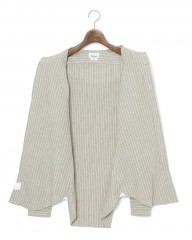 giannettoコットンリネン ストライプ　カッタウェイシャツ 【SLIM FIT】mb_09l