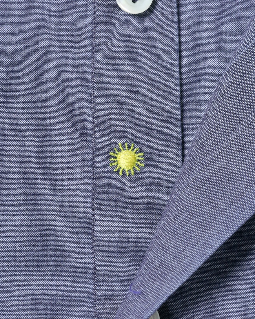 giannettoシャンブレー カッタウェイシャツ 【SLIM FIT】08l