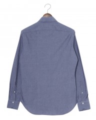 giannettoシャンブレー カッタウェイシャツ 【SLIM FIT】mb_04l